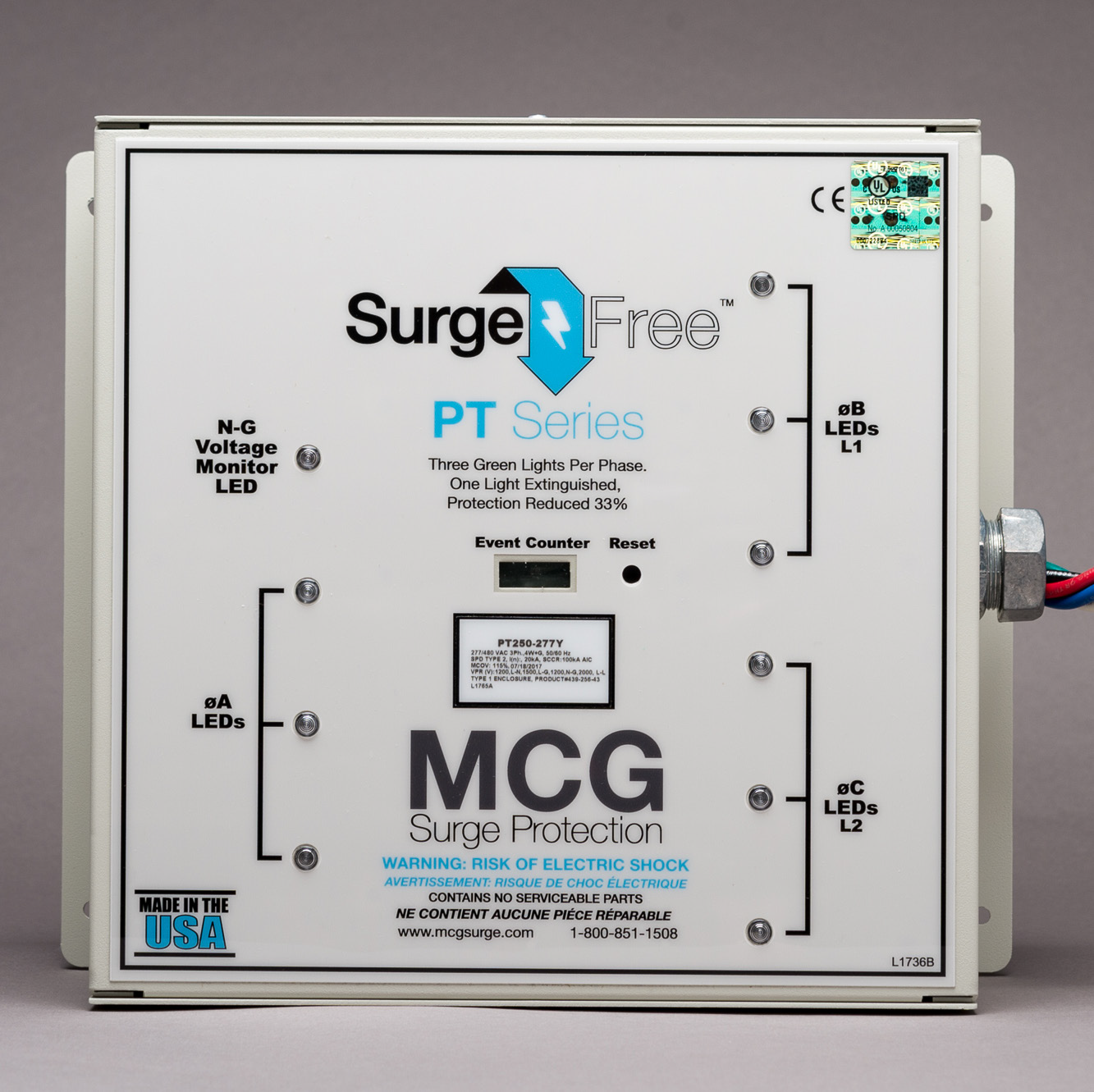 Main Service Panel AC Power Line Protection with Enhanced Power/Energy Metering