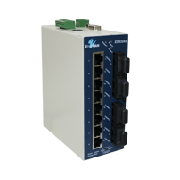 Switch Ethernet Industrial Administrable EX63000 con 16 puertos 10/100 MB y 2 puertos 1GB para riel DIN