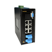 Switch Ethernet Industrial Administrable EX65000 con 8 puertos de 1GB para riel DIN