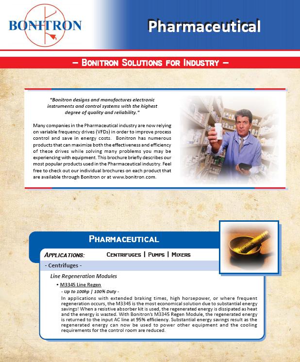 Aplicaciones de Bonitron para Farmaceuticas